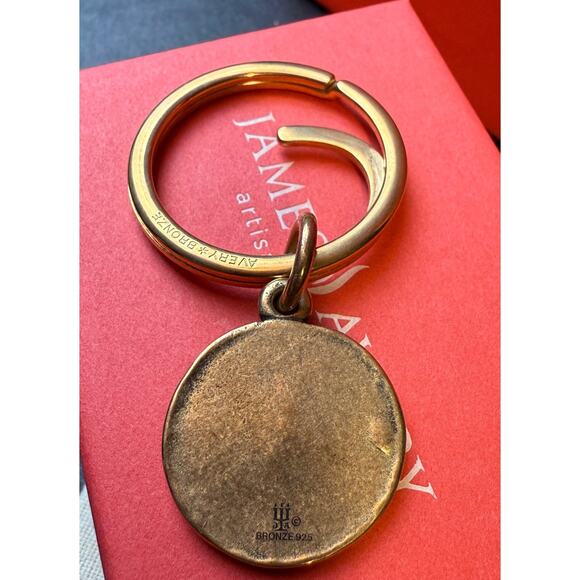 James Avery Point the Way Compass Key Chain/Pendant Bronze & 925 - Picture 5 of 8
